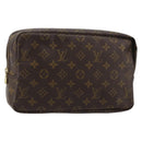 LOUIS VUITTON Monogram Trousse Toilette 28 Clutch Bag M47522 LV Auth 183073-1