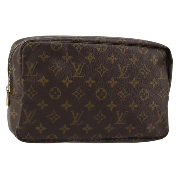 LOUIS VUITTON Monogram Trousse Toilette 28 Clutch Bag M47522 LV Auth 183073
