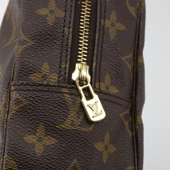 LOUIS VUITTON Monogram Trousse Toilette 28 Clutch Bag M47522 LV Auth 183073
