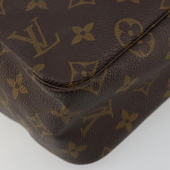 LOUIS VUITTON Monogram Trousse Toilette 28 Clutch Bag M47522 LV Auth 183073