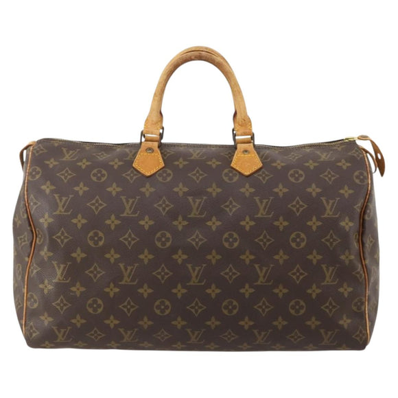 LOUIS VUITTON Monogram Speedy 40 Hand Bag M41522 LV Auth 183075