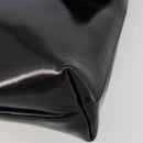 GUCCI Shoulder Bag Patent Leather Black Silver 002 2113 0416 Auth 183078-10