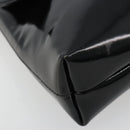 GUCCI Shoulder Bag Patent Leather Black Silver 002 2113 0416 Auth 183078-11