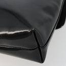 GUCCI Shoulder Bag Patent Leather Black Silver 002 2113 0416 Auth 183078-12