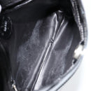 GUCCI Shoulder Bag Patent Leather Black Silver 002 2113 0416 Auth 183078-16