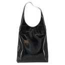GUCCI Shoulder Bag Patent Leather Black Silver 002 2113 0416 Auth 183078-3