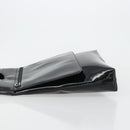 GUCCI Shoulder Bag Patent Leather Black Silver 002 2113 0416 Auth 183078-5