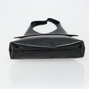 GUCCI Shoulder Bag Patent Leather Black Silver 002 2113 0416 Auth 183078-9