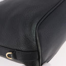BOTTEGA VENETA Shoulder Bag Leather Black Gold Auth 183082A-9