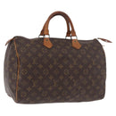 LOUIS VUITTON Monogram Speedy 35 Hand Bag M41524 LV Auth 183086-1