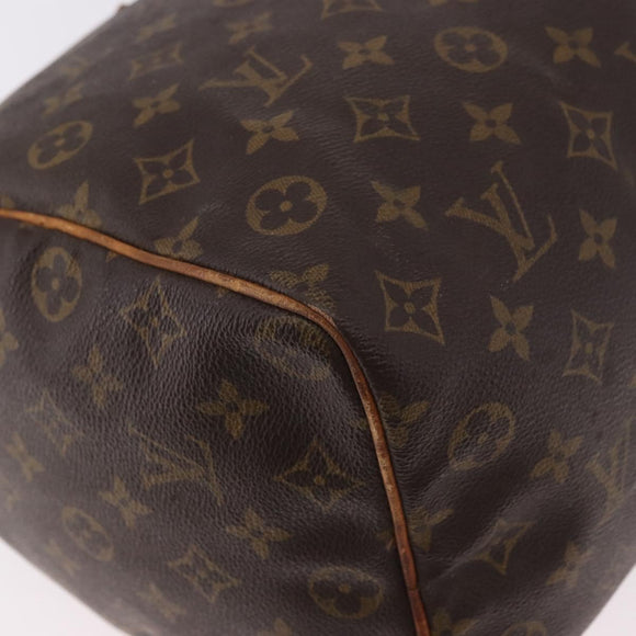 LOUIS VUITTON Monogram Speedy 35 Hand Bag M41524 LV Auth 183086