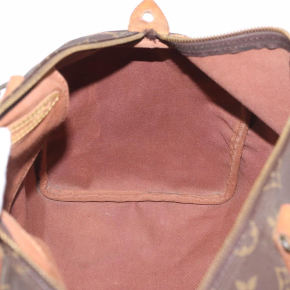 LOUIS VUITTON Monogram Speedy 35 Hand Bag M41524 LV Auth 183086