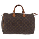 LOUIS VUITTON Monogram Speedy 35 Hand Bag M41524 LV Auth 183086-13
