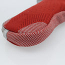 GUCCI Pouch Cotton Red Silver Auth 183091M-11