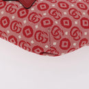 GUCCI Sherry Line Waist bag Canvas Navy Silver Red 502095 Auth 183095M-16