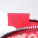 GUCCI Sherry Line Waist bag Canvas Navy Silver Red 502095 Auth 183095M-10