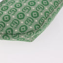 GUCCI Web Sherry Line Waist bag Canvas Green Silver Red 502095 Auth 183096M-17