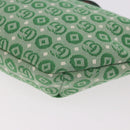GUCCI Web Sherry Line Waist bag Canvas Green Silver Red 502095 Auth 183096M-18