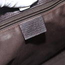 GUCCI GG Supreme Tote Bag PVC Beige Zilver 114595 Auth 183097-14