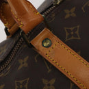 LOUIS VUITTON Monogram Keepall 55 Boston Bag M41424 LV Auth 183098A-8