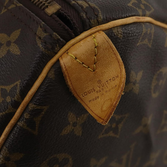 LOUIS VUITTON Monogram Keepall 55 Boston Bag M41424 LV Auth 183098A