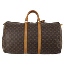 LOUIS VUITTON Monogram Keepall 55 Boston Bag M41424 LV Auth 183098A-2
