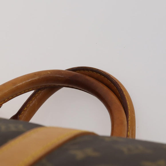 LOUIS VUITTON Monogram Keepall 55 Boston Bag M41424 LV Auth 183098A