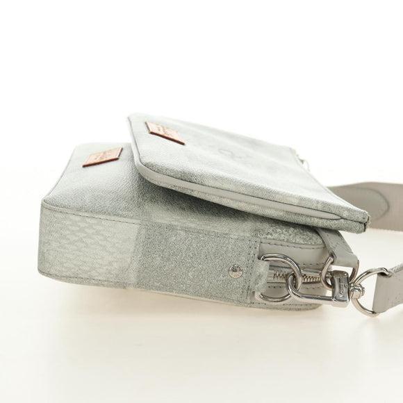 LOUIS VUITTON Damier Salt Trio Messenger Shoulder Bag White N50068 Auth 183100SM