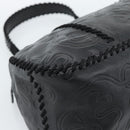 PRADA Shoulder Bag Leather Black Auth 183112SM-16