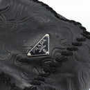 PRADA Shoulder Bag Leather Black Auth 183112SM-17