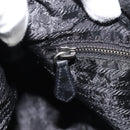 PRADA Shoulder Bag Leather Black Auth 183112SM-22
