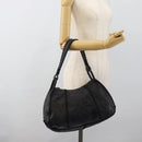 PRADA Shoulder Bag Leather Black Auth 183112SM-24