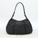 PRADA Shoulder Bag Leather Black Auth 183112SM-12