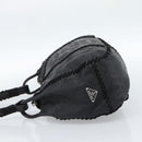 PRADA Shoulder Bag Leather Black Auth 183112SM-3