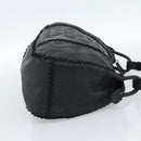 PRADA Shoulder Bag Leather Black Auth 183112SM-4