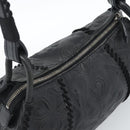 PRADA Shoulder Bag Leather Black Auth 183112SM-6