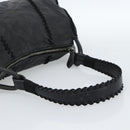 PRADA Shoulder Bag Leather Black Auth 183112SM-7