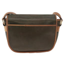 CELINE Shoulder Bag Leather Green Gold Auth 183117-2
