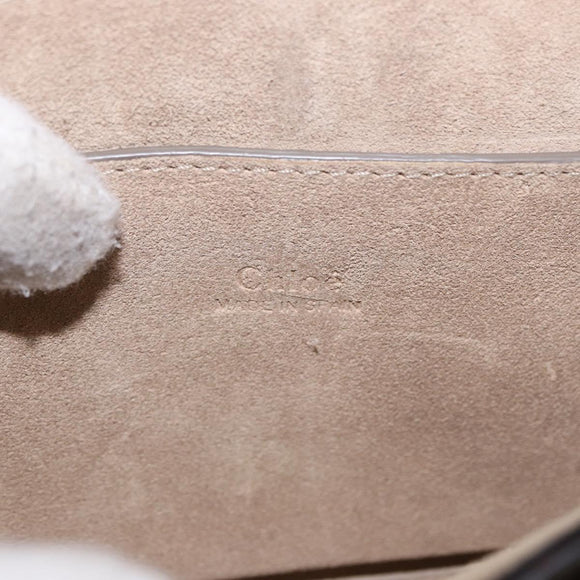 Chloe Fay Schoudertas Suède Bruin Goud Auth 183119A
