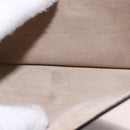 Chloe Fay Schoudertas Suède Bruin Goud Auth 183119A-21
