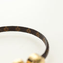 LOUIS VUITTON Monogram Brass Historic Mini Bracelet M6407 LV Auth 183121M-14