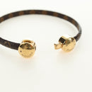 LOUIS VUITTON Monogram Brass Historic Mini Bracelet M6407 LV Auth 183121M-9