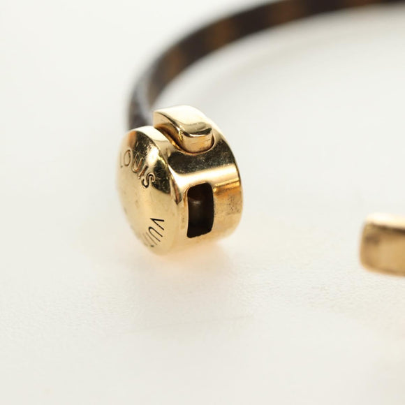 LOUIS VUITTON Monogram Brass Historic Mini Bracelet M6407 LV Auth 183121M