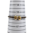 LOUIS VUITTON Monogram Brass Historic Mini Bracelet M6407 LV Auth 183121M-15