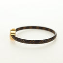 LOUIS VUITTON Monogram Brass Historic Mini Bracelet M6407 LV Auth 183121M-4