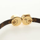LOUIS VUITTON Monogram Brass Historic Mini Bracelet M6407 LV Auth 183121M-6
