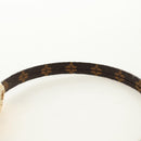 LOUIS VUITTON Monogram Brass Historic Mini Bracelet M6407 LV Auth 183121M-7