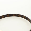 LOUIS VUITTON Monogram Brass Historic Mini Bracelet M6407 LV Auth 183121M-8