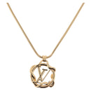 LOUIS VUITTON Collier Garden Necklace metal Gold Tone M68937 LV Auth 183122SAM-1