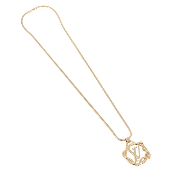 LOUIS VUITTON Collier Garden Necklace metal Gold Tone M68937 LV Auth 183122SAM